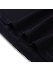 Colorful Casual Adult Short Sleeve Oversized Style T-Shirt For Men Suitable For All Seasons Cotton Custom Print - Black - View 5