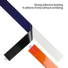 激光匹克球拍边缘保护胶带，球拍头边缘保护胶带，完美贴合弧形边缘，带有激光胶带 - 彩色 - 查看 8