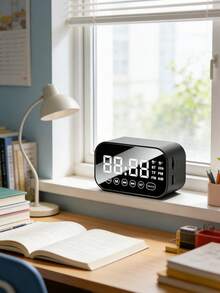 2-In-1 Alarm Clock Speaker, Smart Bluetooth Speaker Multifunctional Clock, Student Alarm Clock Essential - Mini Version - View 14