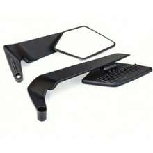 Espejos laterales para motocicleta con rotación ajustable de 360°: lentes reflectantes y resistentes a los impactos, el diseño de gran angular mejora la y la estabilidad de la conducción. - A - Ver 1