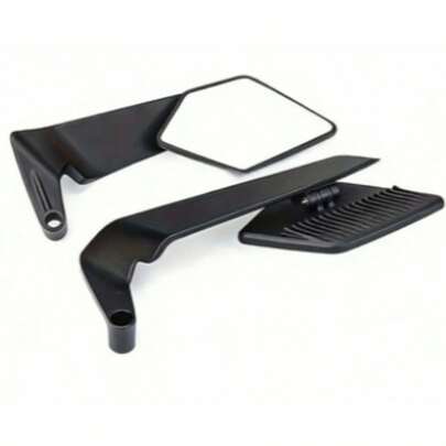 Espejos laterales para motocicleta con rotación ajustable de 360°: lentes reflectantes y resistentes a los impactos, el diseño de gran angular mejora la y la estabilidad de la conducción.