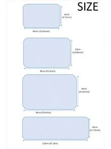 1pc  Creative Ace Of Spades Flannel Printed Doormat, Suitable For Living Room, Bedroom, Kitchen, And Gaming Room, Non-Slip, Absorbent, Machine Washable,Flannel Carpet, Flannel Floor Mat, Door Mat, Anti Slip And Absorbent Decorative Mat - 預設 - 查看 4