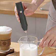 500mAh 三速电动奶泡器、牛奶蒸汽机、奶泡器、咖啡搅拌器、厨房配件 - 彩色 - 查看 11