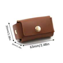 Customized 1pc Personalized Leather Proposal Ring Box, Mini Cute Customizable PU Leather Ring Box Travel Jewelry Storage Bag, Dog Collar Pendant Ring Storage Bag, Suitable For Storing Earrings And Rings For Engagement And Wedding Ceremonies, Can Be Personalized To Include Your And Your Partner's Initials Or Full Names. Suitable For Weddings, Proposal Ceremonies, Parties, And Accessory Storage Occasions - Multicolor - View 2