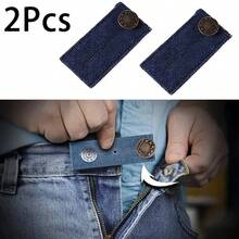 2/3/4/6pcs Adjustable Denim Waist Extender - Maternity Waistband, Suitable For Pregnant Women Jeans, Stretchable Denim Without Sewing - Multicolor - View 20