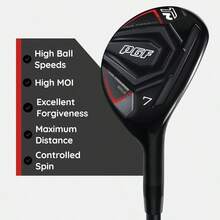Gold Precision Hybrid Club Reg - Right + Graphite + Regular + #7 - View 3
