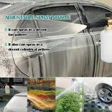 1pc 1.5L High Pressure Car Wash Foam Sprayer! Large Mouth Spray Bottle Design With Quick Connect, Efficient Foaming Machine For Home And Professional Car Washing, Easily Produces Rich Foam To Protect The Car Paint - Black - View 2