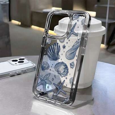 Capinha Capa Para iPhone XR 11 12 13 14 15 16 17 PRO MAX 14 15 16 PLUS Galaxy A03 A04 A04E A04S A05 A05S A07 A10 A10S A11 A12 A14 A15 A16 A17 A26 A20 A30 A23 A32 A34 A35 A50 A51 A52 A54 A55 A71 A72 M23 M34 M52 M53 S20 FE S21 FE S22 Ultra S23 FE S23 Ultra S24 Plus S24 Ultra S25 EDGE S25 Ultra  A1 A2 A3 A5 9A 10C 11A 12 12C 13 13C 14C 15 15C  11 lite 12 lite 15T pro POCO F3 F5 F7 M4 PRO M5S x3 nfc X3 Pro X4 PRO X5 X6 Pro X7 PRO C55 C65 Note 8 pro 9s 9pro 10s 11S 11 pro 12 12S 12 Pro 13 Pro 14s 14 Pro Plus 15 pro plus  G04 G04S G7 G9 PLAY G10 G13 G23 G14 G15 G20 G22 G24 G30 G32 G34 G35 G52 G53 G54 G60 G84 E7 E13 E20 E22 EDGE 30 40 Transparente À Prova de Choque Vida marinha estrela-do-mar 2 e padrão de concha