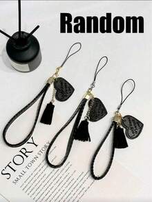 1pc Heart Leopard Print UV Printed Phone Case, Comes With New Heart Wrist Strap, Soft TPU Protective Phone Cover Compatible With IPhone 17 16 15 14 13 12 11, Creative Pattern Phone Case, Great Gift For Valentine's Day, Birthday, Christmas, Halloween, Boyfriend, Family And Friends - Multicolor - View 4