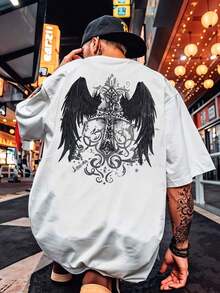 Camiseta Street Cruz Skate Skatista Camisa Blusa Unissex Masculino Feminino 100% Algodão Top Premium Streetwear Lançamento Envio Imediato Varias Cores!! Plus Size - Branco - Visão 1