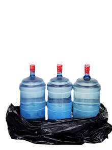 10 Pieces Of Black Extra-Large Thick Garbage Bags, Suitable For Hotel, Guesthouse, Property, Restaurant, Kitchen, Hospital, School, Street, Community And Park. - Multicolor - View 5