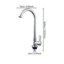 360° Swivel Stainless Steel Faucet - Metal Finished, Water-Saving Design, Easy To Install No Battery, Universal For Kitchen Bathroom RV Multi-Scene Use - Multicolor - View 10