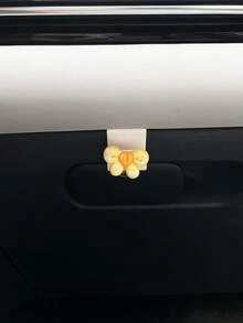 蝴蝶結汽車手套箱掛鉤 創意汽車內飾副駕駛座掛鉤 用於掛包與收納 - A - 查看 4