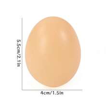 60pcs White And Brown Plastic Easter Eggs, Blank For DIY Painting, Suitable For Easter Egg Hunt Party Decoration And Craft - Multicolor - View 10