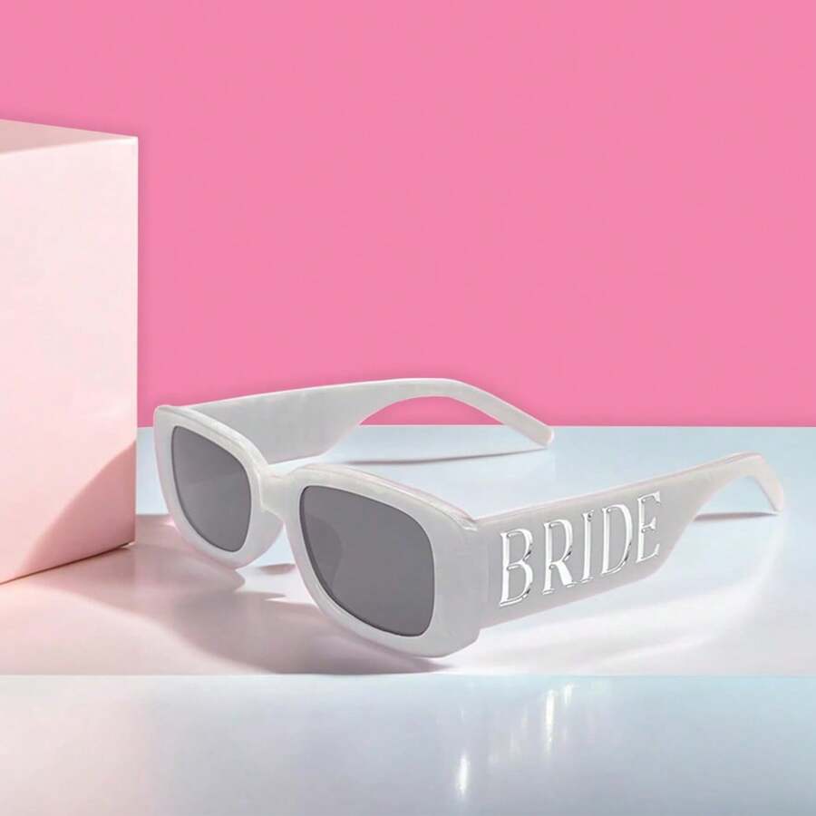 Exclusive Cross-Border Bridal Theme Party , BRIDE Letter , Wedding And Bachelorette Party Decorative Glasses - BRIDE眼鏡 - 查看 1