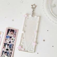 Colorful Star Acrylic Life Quadrant K-Pop Card Holder, Star Design Fangirl Y2Y Style Bag Charm Quad Card Holder Accessory - The Four Palaces Of Life - View 16