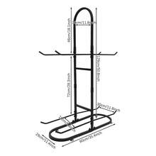 Sweetmile Yoga Equipment Storage Rack Stabilising Ball Rack, Exercise Ball Holder, Yoga Ball Storage Rack Suitable - Black - View 3