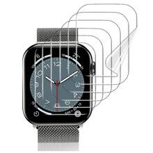 6pcs New Transparent Soft TPU Screen Protector Film Compatible With Apple Watch Series 10/Ultra/SE/8/7/6/5/4/3/2/1 38/40/41/42/44/45/49mm - Clear - View 12