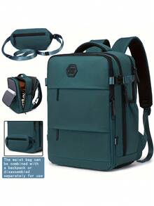 Two Pieces Backpack, Waist Bag, Men's Large Capacity Lightweight Travel Bag, Business Travel Carry On Luggage Bag, Hiking Backpack, High School And College Students' Back To School Backpack, Suitable For Men And Women's Multifunctional Backpacks - Multicolor - View 15