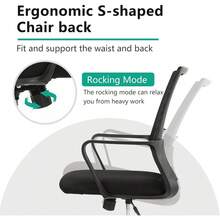 Gaming Chair Ergonomic Computer Chair Office Chair Video Game Chairs With Wheels - Black - View 3