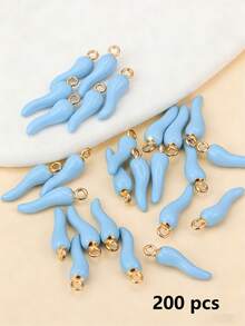 [Quantity] Pcs Vivid Multicolor 3D Red Chili Pendant, Suitable For DIY Earrings, Necklace, Bracelet And Keychain - Spicy Style Jewelry Making Accessories, Jewelry Making Charm - Chili - View 53