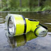 AGUILAMEX Linternas de cabeza para Buceo con LED Brillantes Recargable por USB Impermeables Linterna subacuática Portátil y Multifuncional, Regalo Festivo, Adecuado para Pesca, Emergencias, Trabajo, Mantenimiento, Deportes / Equipo de buceo para submarinismo - Amarillo fluorescente - Ver 6