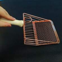 Large Stainless Steel Litter Scoop With Fine Mesh, Cat Litter Scooper Poop Shoveling Tool - Multicolor - View 8