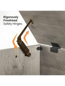 Cesta de almacenamiento de madera con tapa, Caja de juguetes de madera para niños y niñas, Caja de juguetes de madera para niños grandes, Banco de almacenamiento con bisagra de , Baúl de almacenamiento para la entrada, Sala de estar, Dormitorio, Sala de juegos - 39,4 pulgadas - Gris - Ver 3