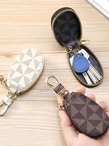 Key Handbag With Zipper Closure Coin Purse For Keys Cash Key Every Day Travel Accessories Holiday Beach Travel Essentials Summer Camping,Key Holder - Multicolor - View 6
