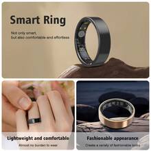 Smart Ring Fitness Tracker Workout Smart Ring, Steps, Distance, Sleep Tracking, Sports Tracking Device, Suitable For Men And Women - Silver - View 8