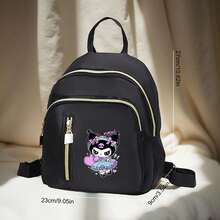 SANRIO 1 chiếc balo mini thời trang Kitty & Kuromi, kiểu dáng học sinh, quai điều chỉnh được, thiết kế tối giản nhẹ nhàng, phù hợp cho việc đi làm hàng ngày, đến trường, du lịch, công sở dành cho học sinh. - Nhiều màu - Xem 2