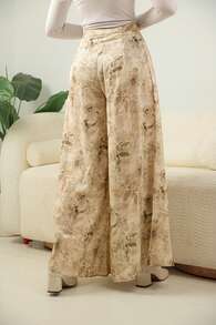 DAZY Women's Floral Print Casual Pants,Teacher Pants Vacation Outfits Women - Multicolor - View 3