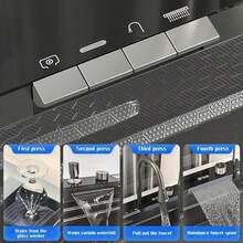 Tarjas Para Cocina Acero Inoxidable, 75 * 46 * 21cm Fregadero de Cocina con Extraíble Grifo y Accesorios, Fregaderos De Barra con Dispensador para Baño, Bar - 75*46 - Ver 5