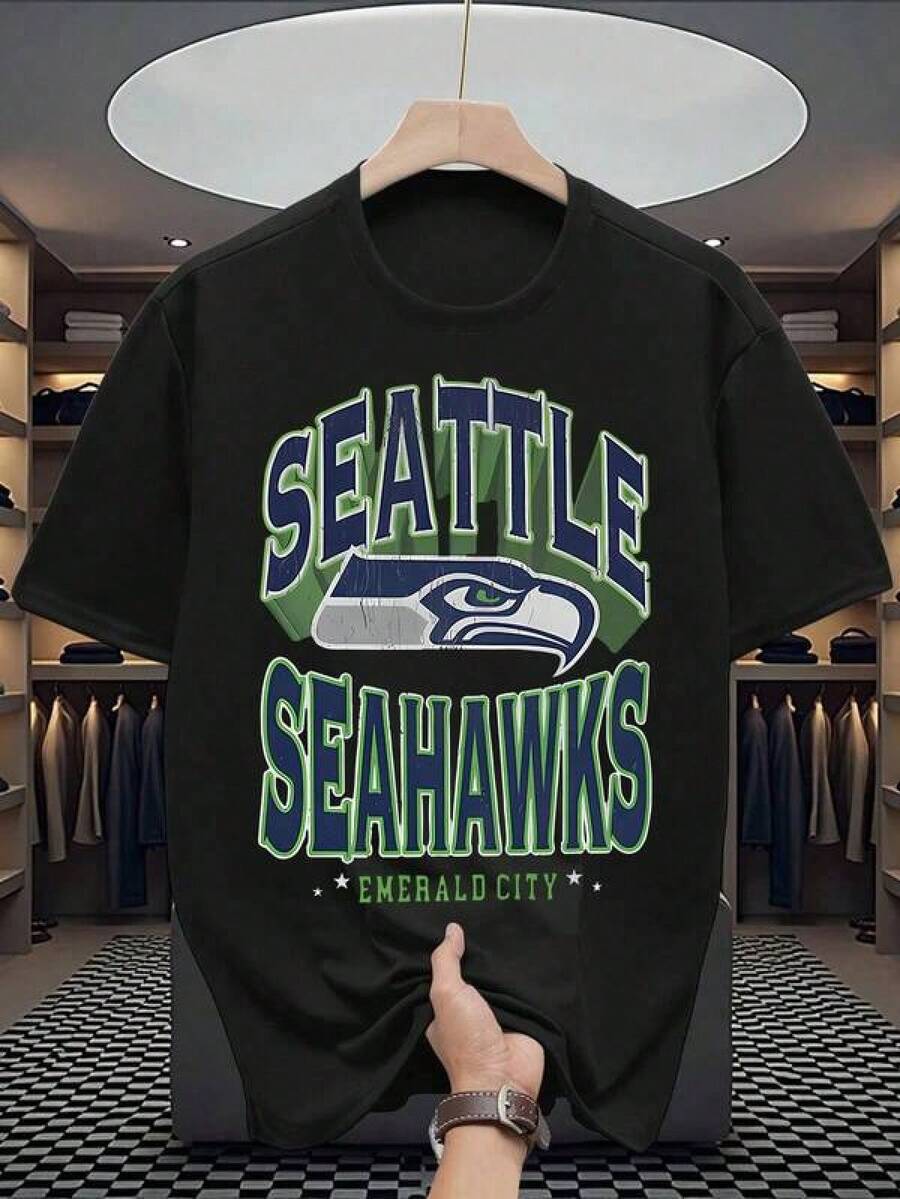 Men Outdoor Tees & Tanks - Black - View 1