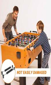 Milisten 2pcs Foosball Score Counters Table Football Scoring Units Universal Score Keepers For Standard Foosball Tables Black - ColorA - View 5