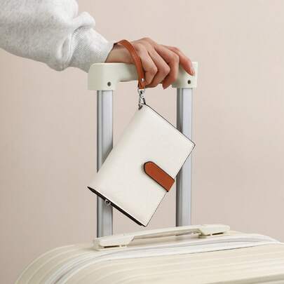 新款超薄腕式护照夹，掌纹多功能钱包，票夹，证件护照夹（男士款）。