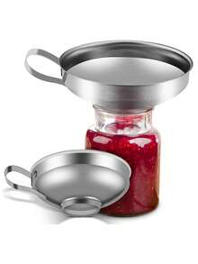 1pc Small Funnels,Large Funnel,Stainless Steel Mini Metal Food Funnel,Wide Mouth Kitchen Funnel,Long Handle Funnel,Perfume Packaging Funnel,Metal Oil Liquid Funnels,Stainless Steel Kitchen Funnel,With Handle Cooking Funnel,Oil Funnel,Kitchen Funnel,Kitchen Gadgets,It Can Transfer Canned Edible Oil - Silver - View 9