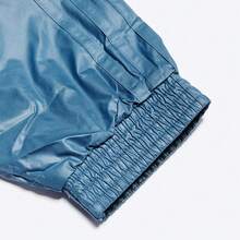 Adidas Men's Casual Stand Collar Lightweight Jacket, Spring/Autumn - Blue - View 5