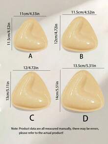 1/2 Pairs Double Sided Sticky Push Up Bra Inserts - Reusable Adhesive Bra With Padding - Sticky Bra For Dresses Bikinis Bra Inserts - Multicolor - View 4