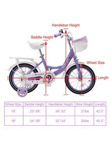 Kids Bikes - Purple - View 4