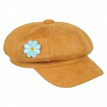 Saja Yellow Beret Hat,  Synthetic Short Wig, Unisex Halloween Party Carnival Costume Prop - Multicolor - View 5