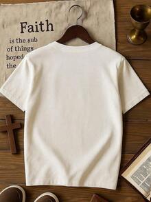 Streetgang Children's And Youth T-Shirt, Boys And Girls, Gospel Jesus Christ Written, 2 To 16 Years Old, 100% Cotton - 白色 - 查看 3