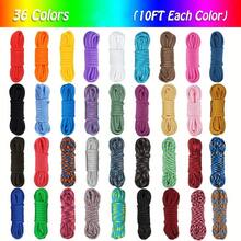 10m Colorful Polyester Rope, 4mm Diameter, Multi-Purpose Outdoor Emergency Rope, Suitable For Tents, Handmade Bracelets, Clotheslines, Tent Accessories - Multicolor - View 3