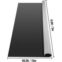 Dance Floor 2x1.2m To 2x15m Dance Floor Roll 0.06in Thick PVC Vinyl Dance Floor, Black Grey Reversible Portable Dance Floor, Non-Slip Dance Flooring, Ballet Dance Floor For Jazz, Pop, Lyrical Style - 2米X15米 - 查看 10
