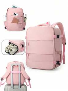 Ba lô xách tay Wizz Air Ryanair 40x20x30cm - Ngăn đựng laptop 14 inch, Ngăn đựng giày, Ghế gấp gọn, Giúp sắp xếp đồ đạc trên máy bay, Phù hợp cho các chuyến đi ngắn, Thiết kế tối giản unisex, Túi xách tay, Hành lý du lịch nhỏ gọn, Túi du lịch thời trang, Khóa kéo an toàn. - Nhiều màu - Xem 13