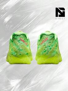 Nike Ja 3 Zombie – Men's Lifestyle Sneakers – Shoes For Man -Vintage-Autumn & Winter-Inspired Running Shoes, Shock-Absorbing Comfort, Gym To Streetwear Casual Wear - Prefect Thanks Giving Day & Chrismas Gift- HV9923 700 - Light Lemon Twist/Hemp/Bright Crimson/Black - 查看 4
