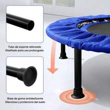 Trampolín para Aeróbic, Fitness y Ejercicios de Salto - Rosa - Ver 8