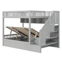 Kids Bed Frames, Headboards & Footboards - Gray + Wood-1 - View 11