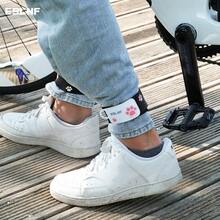 2条装自行车腿带，公路车/山地车骑行腿带，裤腿绑带，臂带 - 彩色 - 查看 5