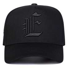 1Piece Men Letter E Embroidered Five-Panel Baseball Cap Outdoor Adjustable Sunscreen Leisure Hat Spring Autumn Travel Tourism Beach Vacation - Nhiều màu - Xem 3